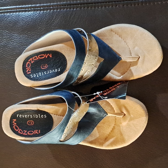 Modzori Shoes Modzori Reversibles Wedge Sandals Poshmark